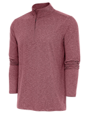 Antigua: Men's Essentials 1/4 Zip Pullover - Maroon Heather Hunk 104958 Clothing