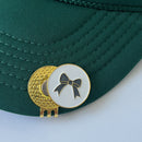Sassy Caddy: Golf Ball Markers - Par-Fect Bow