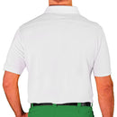 Golf Knickers: Mens Argyle Utopia Golf Shirt - UUUU: White/Lime/Red Clothing