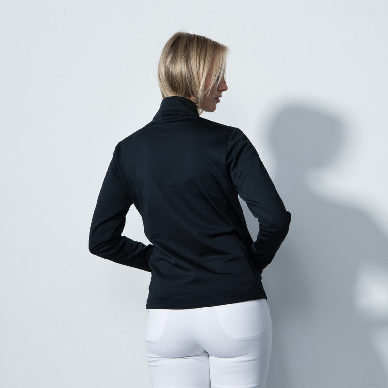 Daily Sports: Women's Cholet Full Zip Midlayer Long Sleeve Top - Black