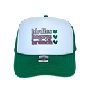 Sassy Caddy: Ladies Golf Trucker Hat - Birdies, Bogeys, and Brunch