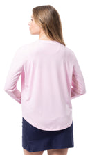 SanSoleil: Ladies Sunglow Relaxed Drop-Tail Tee - 900479