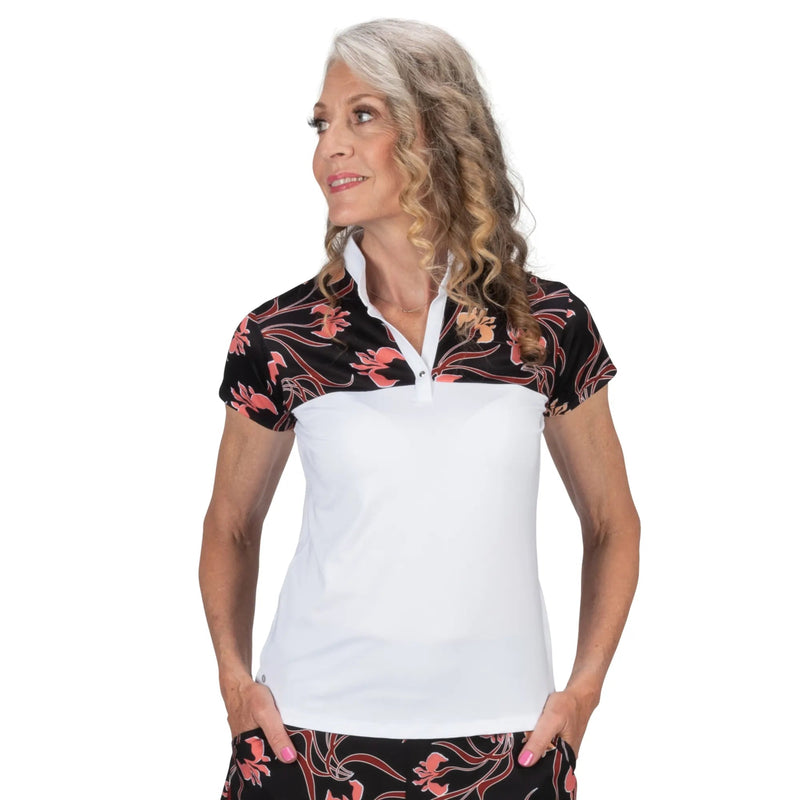 Nancy Lopez Golf: Women's Short Sleeve Polo - Minx