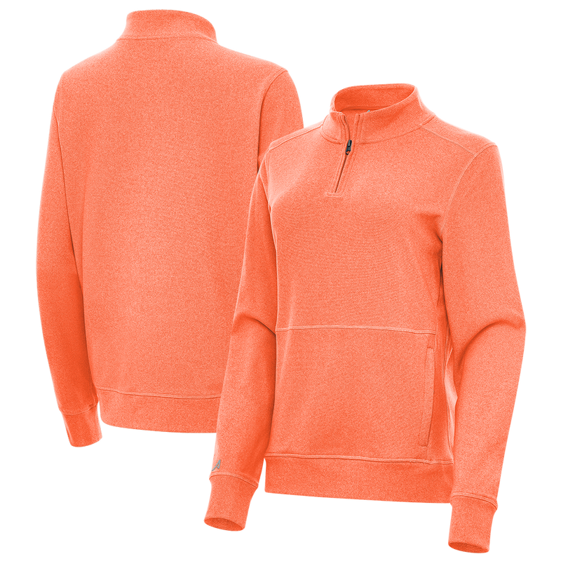 Antigua: Women's Essentials 1/4 Zip Fleece Pullover - Crush 105377