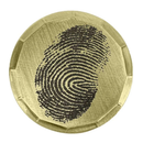 Sunfish: Embossed Ball Marker - Fingerprint