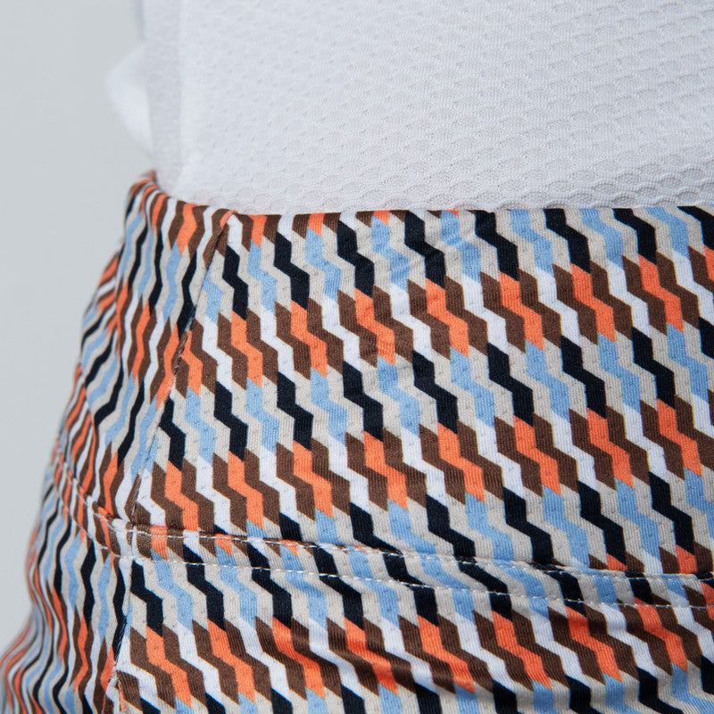 Daily Sports: Women's Delta 20" Print Skort - Abstract Blue Orange