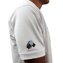 Golf Knickers: Mens Argyle Utopia Golf Shirt - WWWW: Khaki/Royal/White Clothing