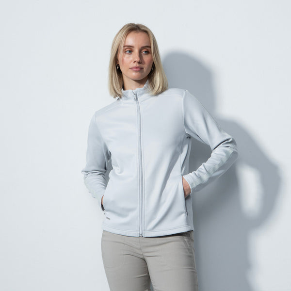 Daily Sports: Women's Cholet Full Zip Midlayer Long Sleeve Top - Pearl Gray