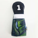 Sunfish: Leather Headcovers Set - Channing Benjamin ‘Birdseye Collection’