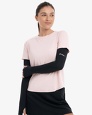 BloqUV: Women's UPF 50 Short Sleeve Crew Top (1101) - Tickle Me Pink Clothing
