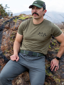 Nexbelt: Men's Explorer Ratchet Belt - Braided Green 1.38" [35mm]