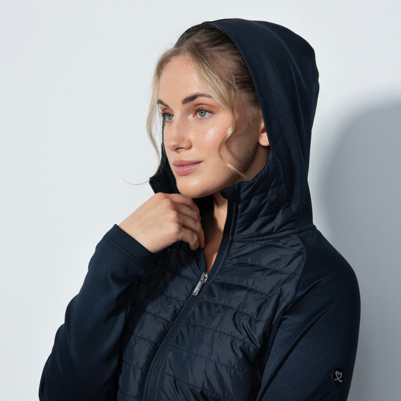 Daily Sports: Women's Allos Hybrid Jacket - Dark Navy