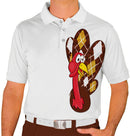Golf Knickers: Mens Thanksgiving Golf Shirt - Argyle Turkey
