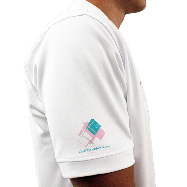 Golf Knickers: Mens Argyle Utopia Golf Shirt - 6T: Pink/White/Teal