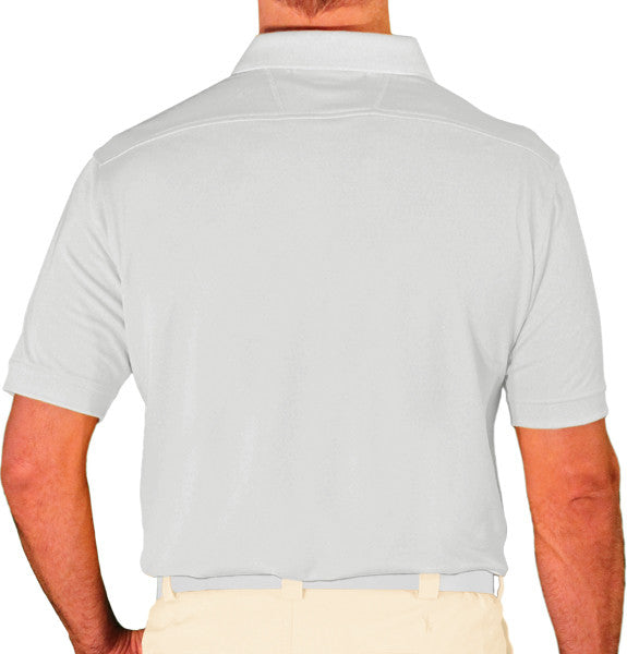 Golf Knickers: Mens Argyle Utopia Golf Shirt -  Y: Natural/Navy/Maroon