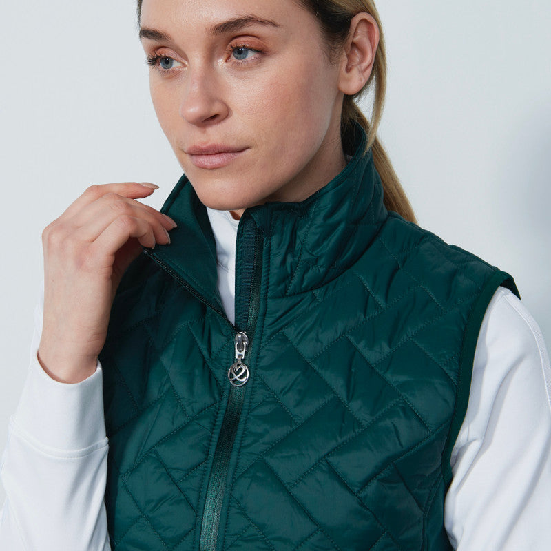 Daily Sports: Women's Bonnie Padded Vest - Nori Green