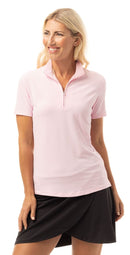 SanSoleil: Ladies Solteklux Short Sleeve Solid - 900628S Clothing