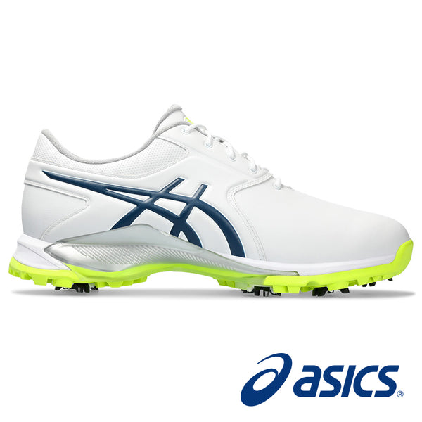 Asics Golf Shoes: Men's Gel-Ace Pro M Standard - White/Mako Blue Golf Shoes