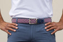Nexbelt: Men's Braided Ratchet Golf Belt - Liberty 1.38" [35mm]