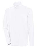Antigua: Men's Essentials 1/4 Zip Pullover - White Hunk 104958 Clothing