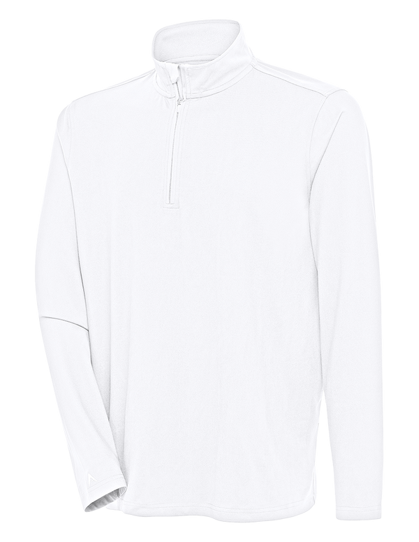 Antigua: Men's Essentials 1/4 Zip Pullover - White Hunk 104958