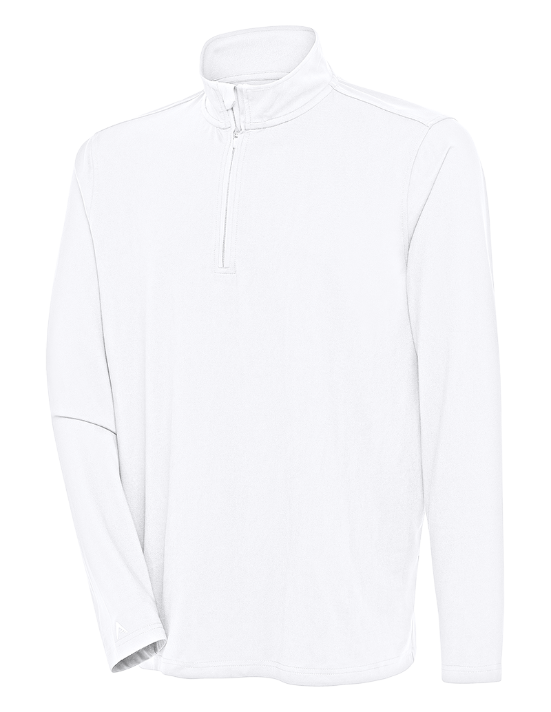 Antigua: Men's Essentials 1/4 Zip Pullover - White Hunk 104958