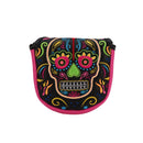 CMC Design: Mallet Putter Cover - Sugar Skull "Neon"