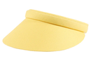 Dolly Mama: Ladies Chocolate Maddie Small Clip-On Visor - SALE Hats
