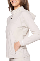 Golftini: Women's Be An Athlete Hooded Jacket - Khaki