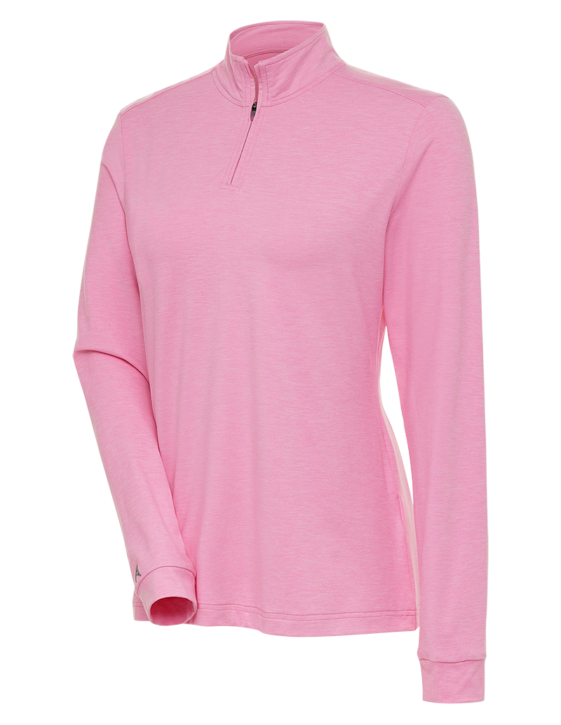 Antigua: Women's Essentials 1/4 Zip Mock Polo - Mentor 105240