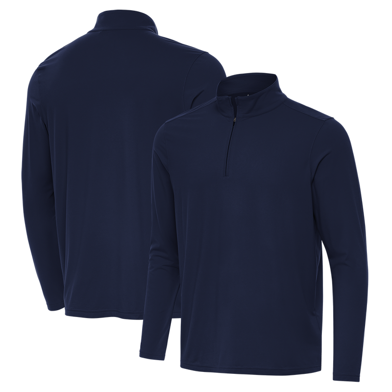 Antigua: Men's Essentials Intent 1/4 Zip Pullover -Navy 105640