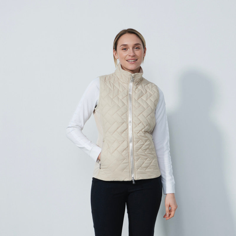 Daily Sports: Women's Bonnie Padded Vest - Raw Beige