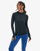 BloqUV: Women's UPF 50 Full Zip Hoodie Jacket (9105) Clothing