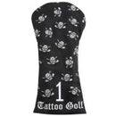 Tattoo Golf: Dancing Skulls Vintage Golf Club Covers - Black