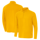 Antigua: Men's Essentials Intent 1/4 Zip Pullover -Gold 105640 Clothing