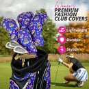 Taboo Fashions: Ladies 4-Pack Club Cover Set - Blue Sugar Skulls