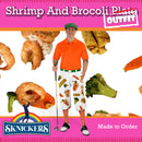 Golf Knickers: Mens Sknickers Knickers Outfit - Shrimp with Broccoli