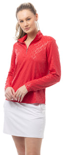 SanSoleil: Ladies SolShine Long Sleeve Mock - 900320