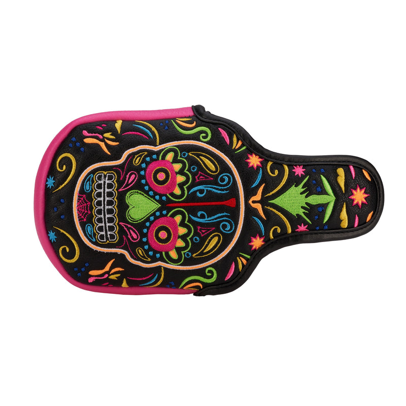 CMC Design: Mallet Putter Cover - Sugar Skull "Neon"