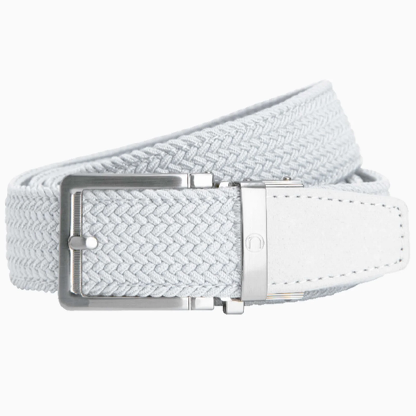 Nexbelt: Men's Braided Belt  - White