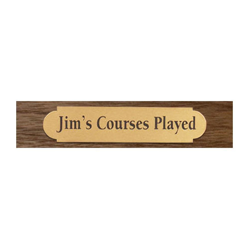 Eureka Golf: Collectible Bag Tag Display - 40 Bag Tag Collection