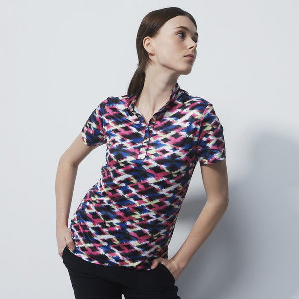 Daily Sports: Women's Nice Cap Sleeve Polo - Spectrum Tulip