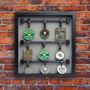 Eureka Golf: Collectible Bag Tag Display - 40 Bag Tag Collection