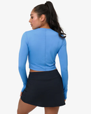 BloqUV: Women's UPF 50 Everyday Crop Top (4015) - Indigo