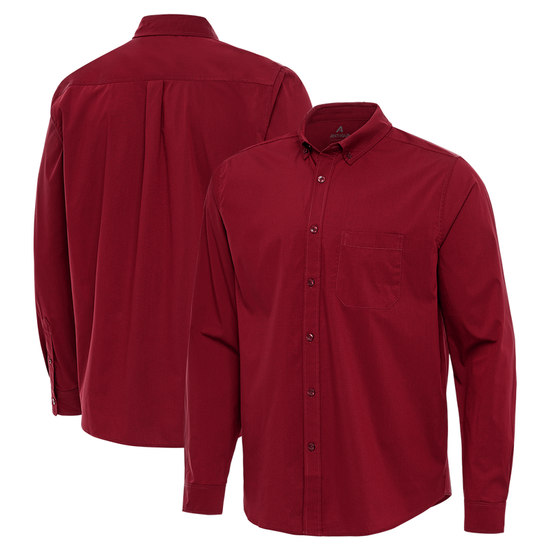 Antigua: Men's Essentials Long Sleeve Polo - Flight 104939