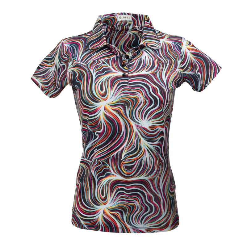 Nancy Lopez Golf: Women's Legacy Short Sleeve Polo - Flow