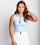 Kendall High Neck Polo by Calliope Golf