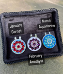 Blingo Ball Markers: Genuine Crystal Birthstone Ball Marker with Hat Clip