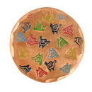 Sunfish: Hand Stamped Copper Ball Marker - Hang Loose