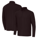 Antigua: Men's Essentials Intent 1/4 Zip Pullover - Brown 105640 Clothing